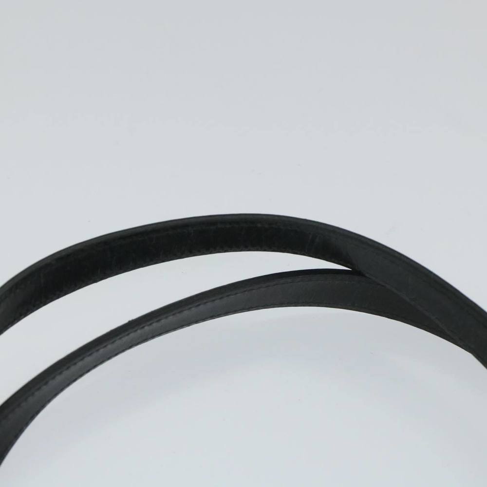 PRADA Hand Bag Leather Black Auth fm2852 - Picture 8 of 16